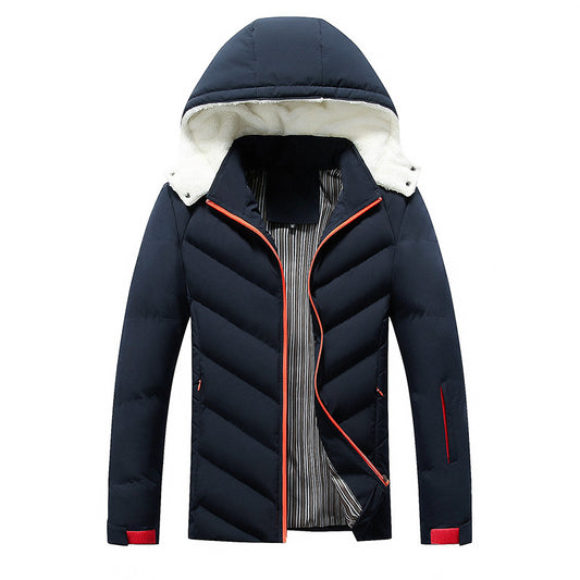 Men's Fashion Casual Cold-proof Cotton-padded Jacket