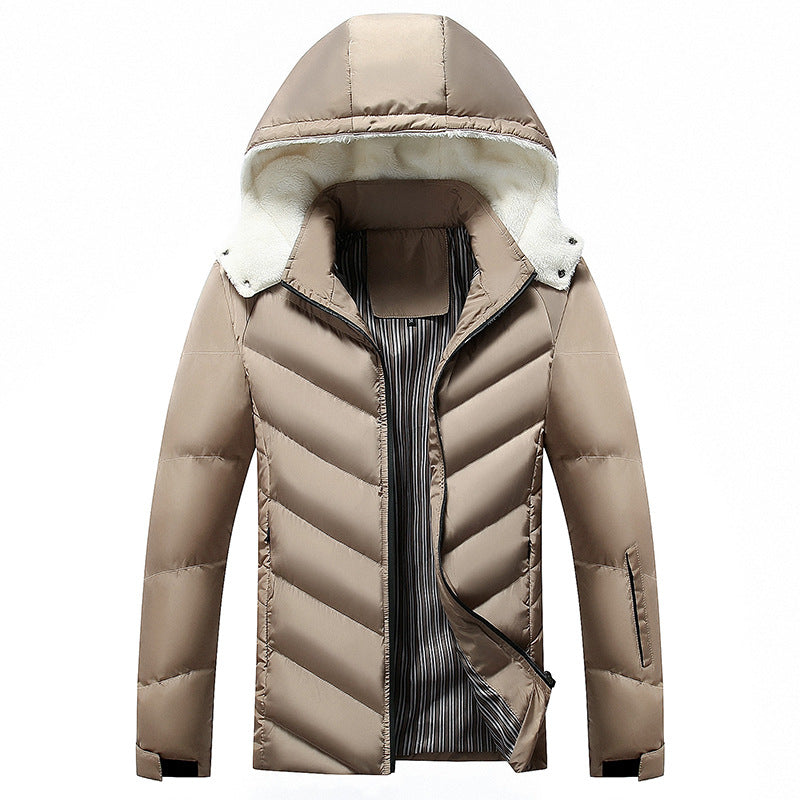 Men's Fashion Casual Cold-proof Cotton-padded Jacket | Nowena