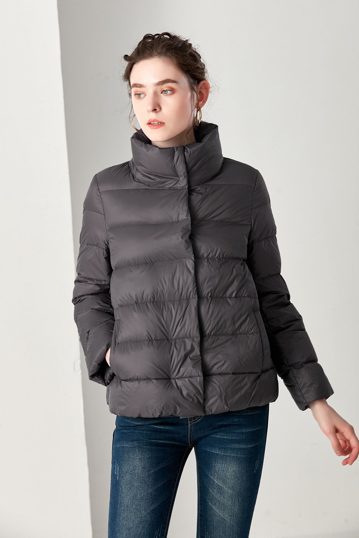 Thick and light down jacket | Nowena