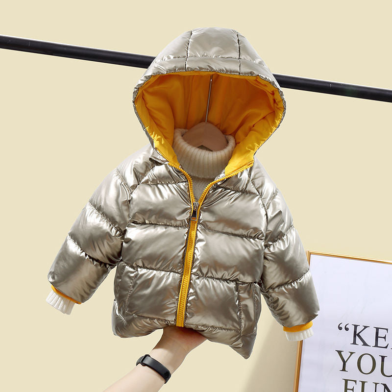 Boys Winter Coat Warm Thick Velvet Hooded Jacket | Nowena