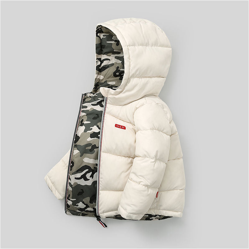 Middle And Small Children Wear Double-sided Padded Winter Jackets | Nowena