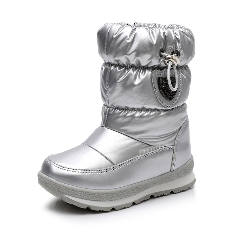 Children's Parent Child Snow Boots Girls Wool Winter Boots
