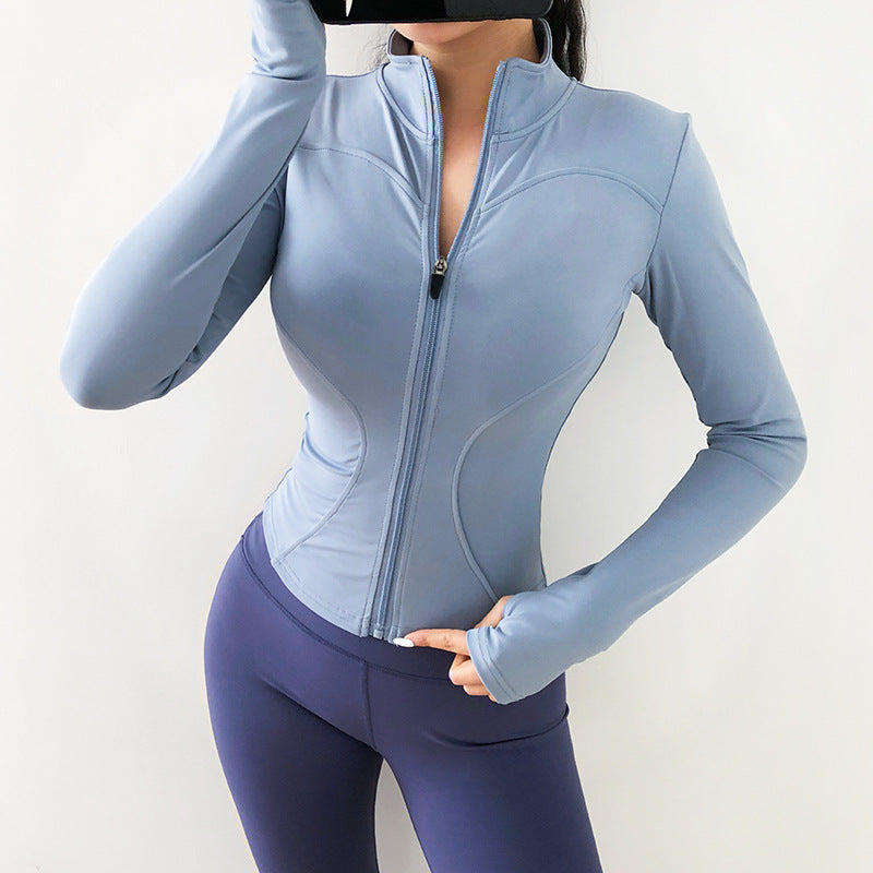 Crop-Tops Sweatshirts Gym Jacket Fitness Sweater | Nowena