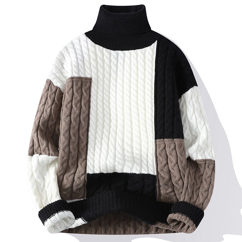Turtleneck Pullover Thick Sweater Soft Warm Pure Cashmere Simple Bottoming Shirt | Nowena