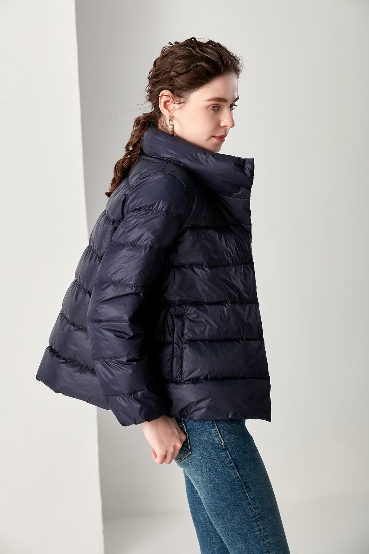 Thick and light down jacket | Nowena