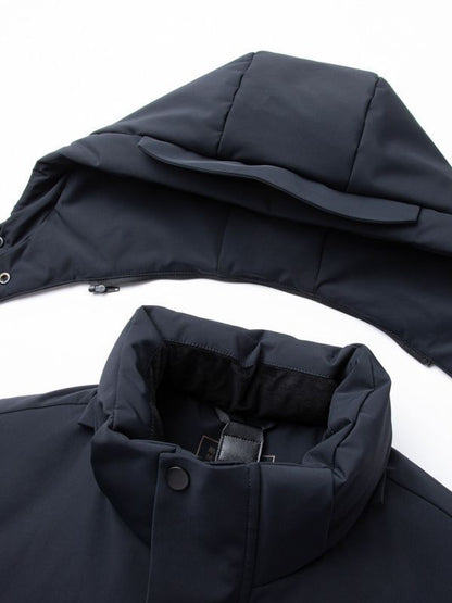 Down Jacket Men's Simple Casual Mid-length