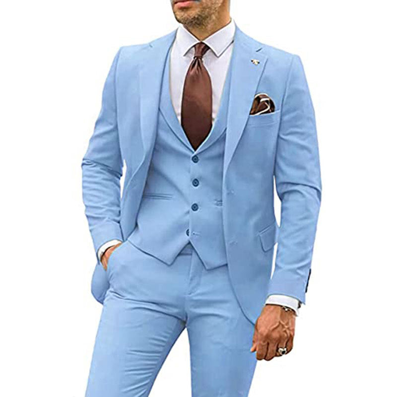 Men's Fashion Casual Slim Suit Three Pieces | Nowena