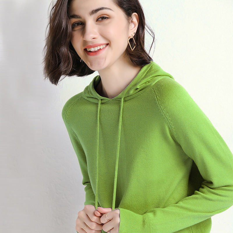 Women's Thin Sweater Hooded Sweater | Nowena