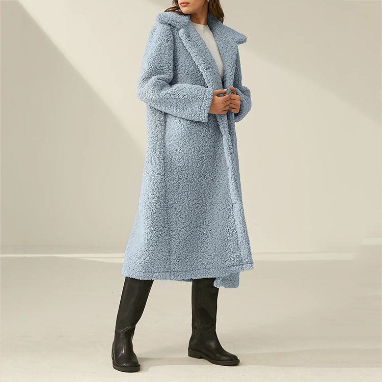 Autumn And Winter Single-breasted Woolen Coat Outerwear | Nowena