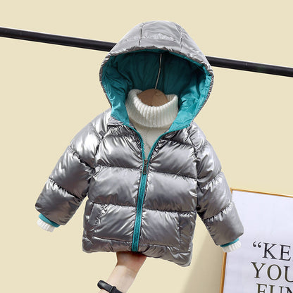 Boys Winter Coat Warm Thick Velvet Hooded Jacket | Nowena