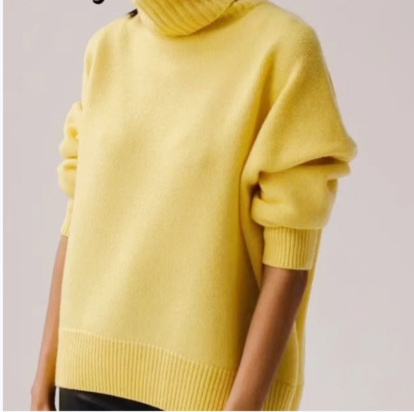 Women's Long-sleeved Pullover Solid Color Sweater | Nowena