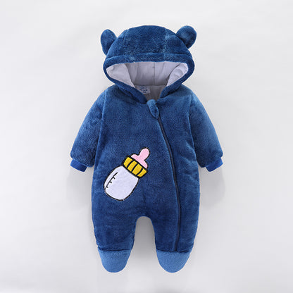 Boys' Kids Onesies Are Thickened To Keep Warm