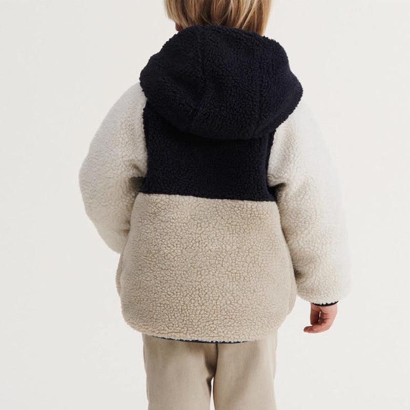 Children's Double-sided Wear Hooded Cotton Coat Jacket | Nowena