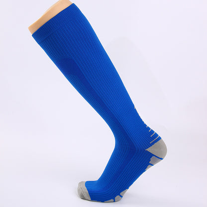 Pressure Sports Multi-color Gradient Men And Women Long Tube Compression Socks | Nowena