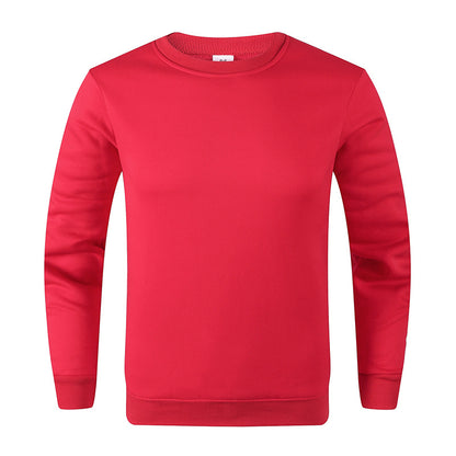 Men's Fashionable Round Neck Long Sleeve Fleece Sweatshirt | Nowena