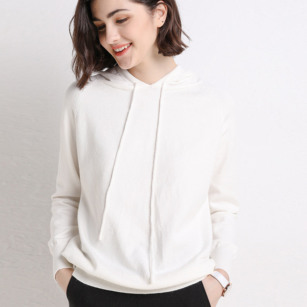 Women's Thin Sweater Hooded Sweater | Nowena