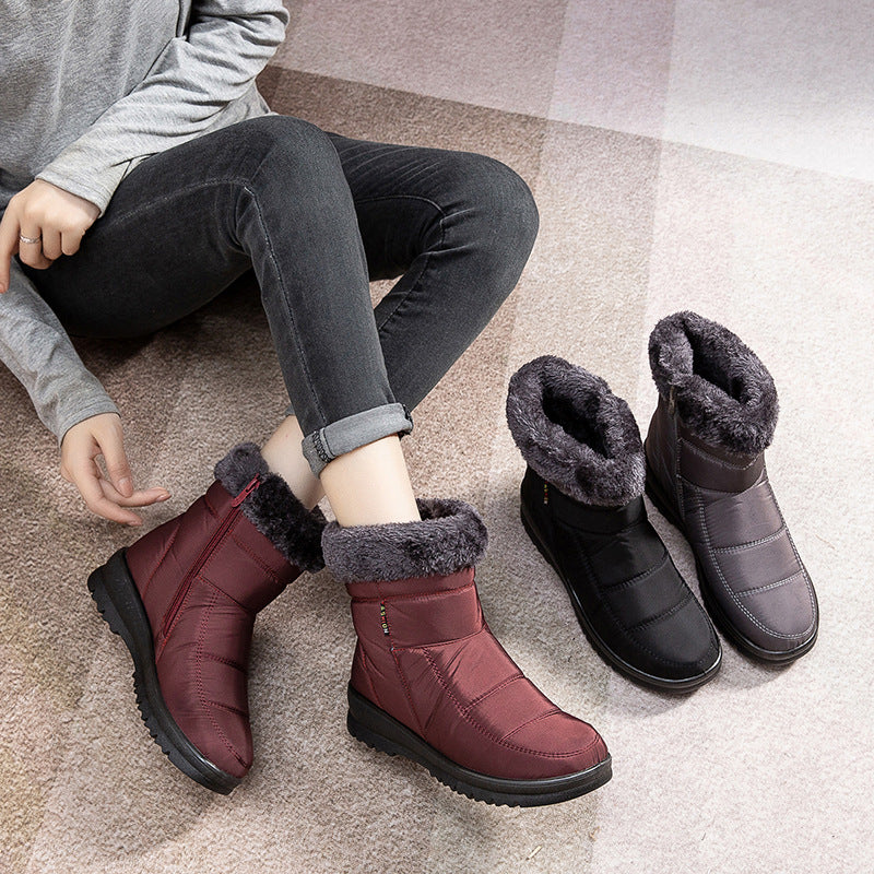 Winter Snow Boots Winter Warm Shoes For Women Low Heel Boots