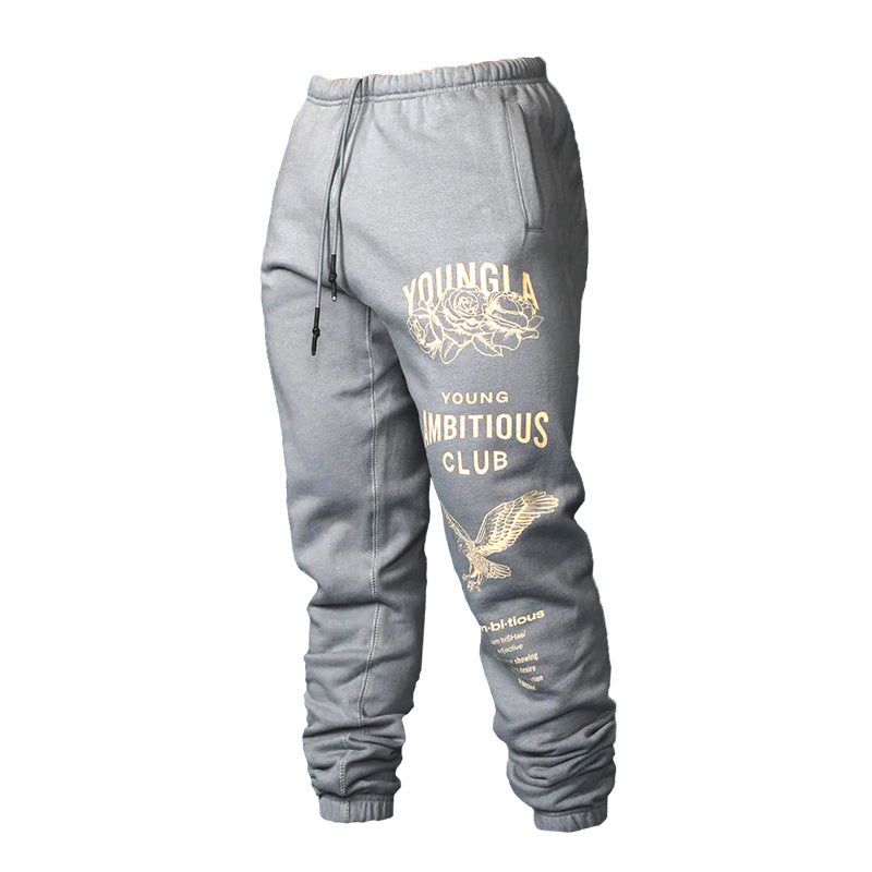 Men's Thicken Ankle-Tied Sports Pants