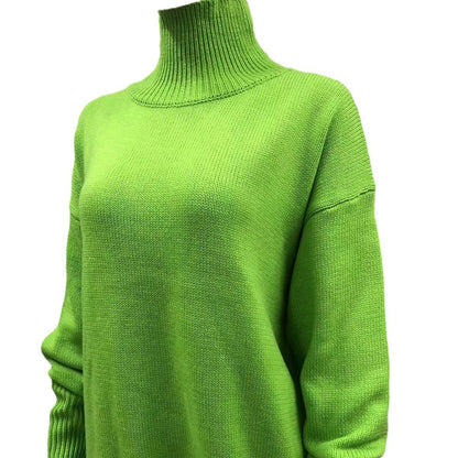 Women's Long-sleeved Pullover Solid Color Sweater | Nowena