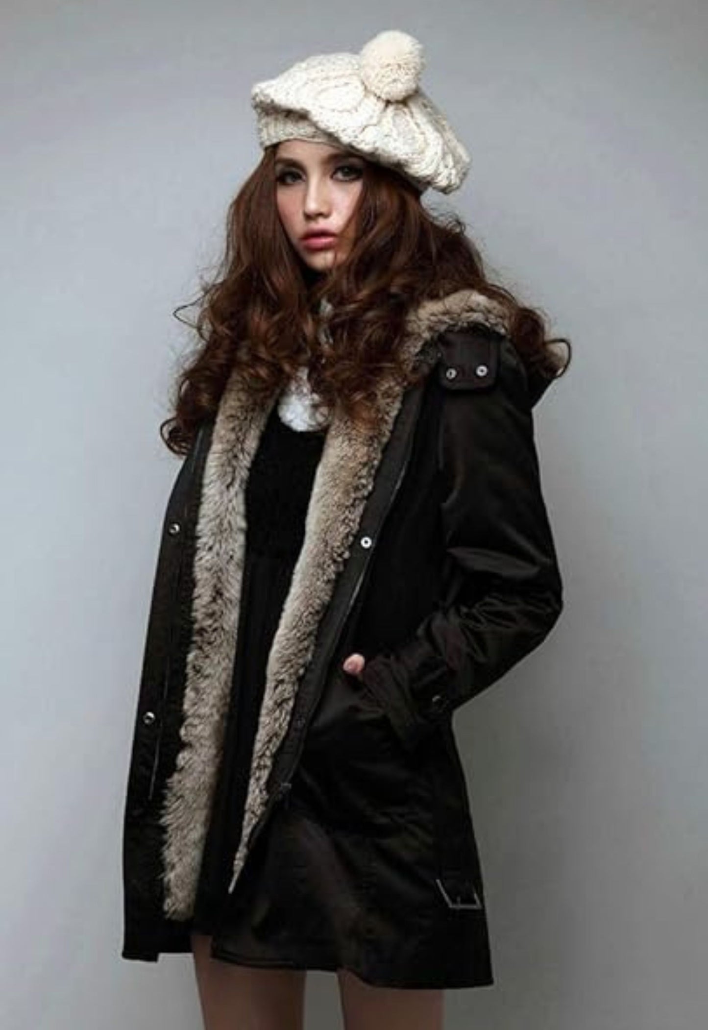 Thick Warm Hooded Cotton Padded Coat