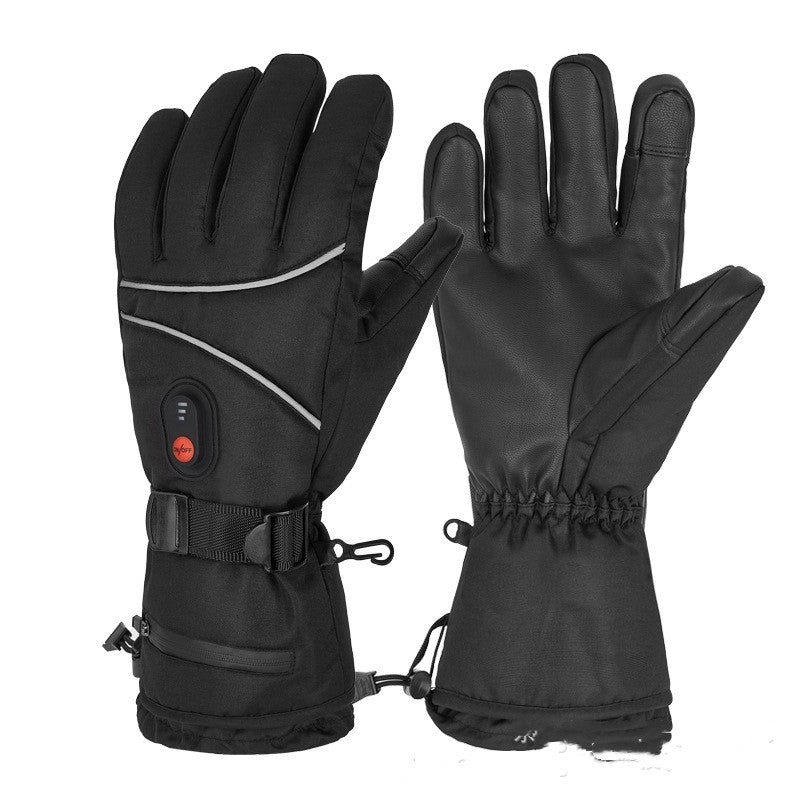 Winter Heating Gloves Can Be Charged On Touch Screen