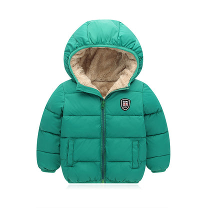 Children's hooded Light Puffer Warm Thick Hooded Down Jacket | Nowena