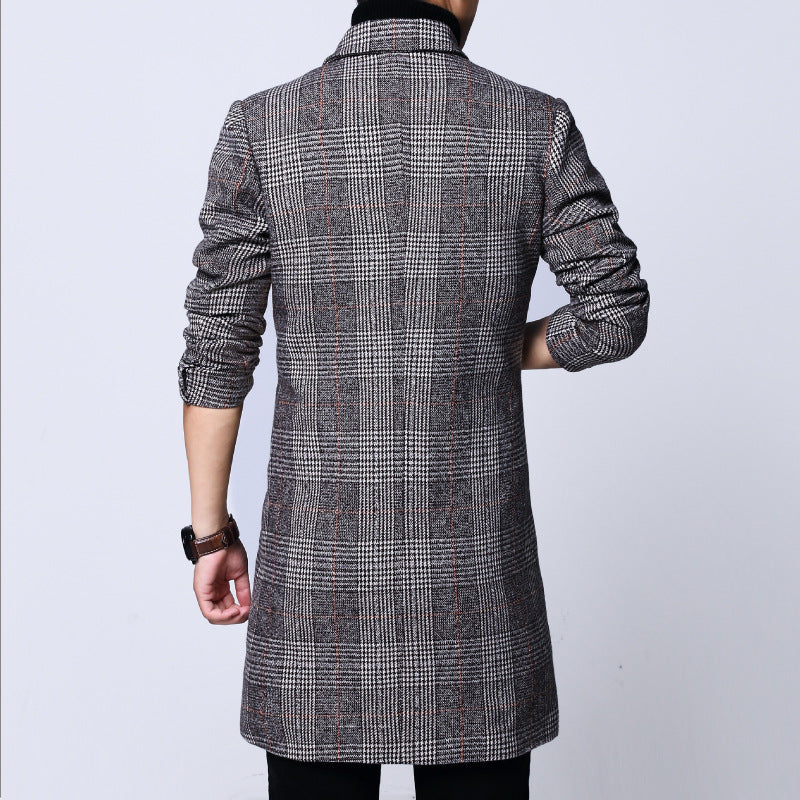 Men's Mid-length Coat Youth Plus Size Jacket | Nowena