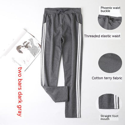 Loose Plus Size Straight Sports Pants