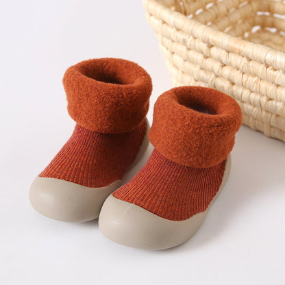 Autumn And Winter Socks Shoes Children's Floor Footwear | Nowena