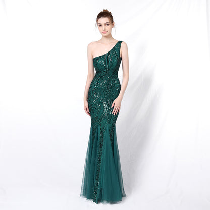 Sexy Long Section Fantasy  Party Ladies Evening Dress