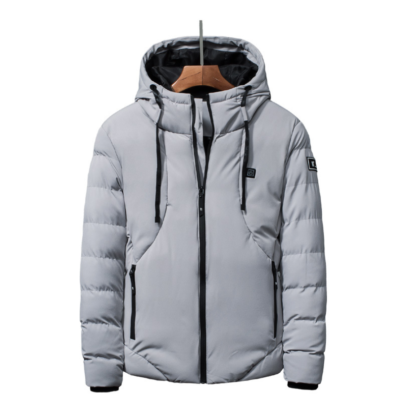 Thicken Down Hooded USB Smart Electric Heated Winter Jackets | Nowena