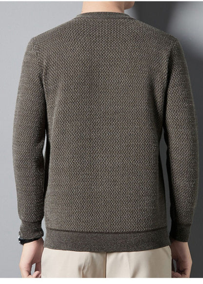 Warm Thickened Bottom Knitted Sweater for Men