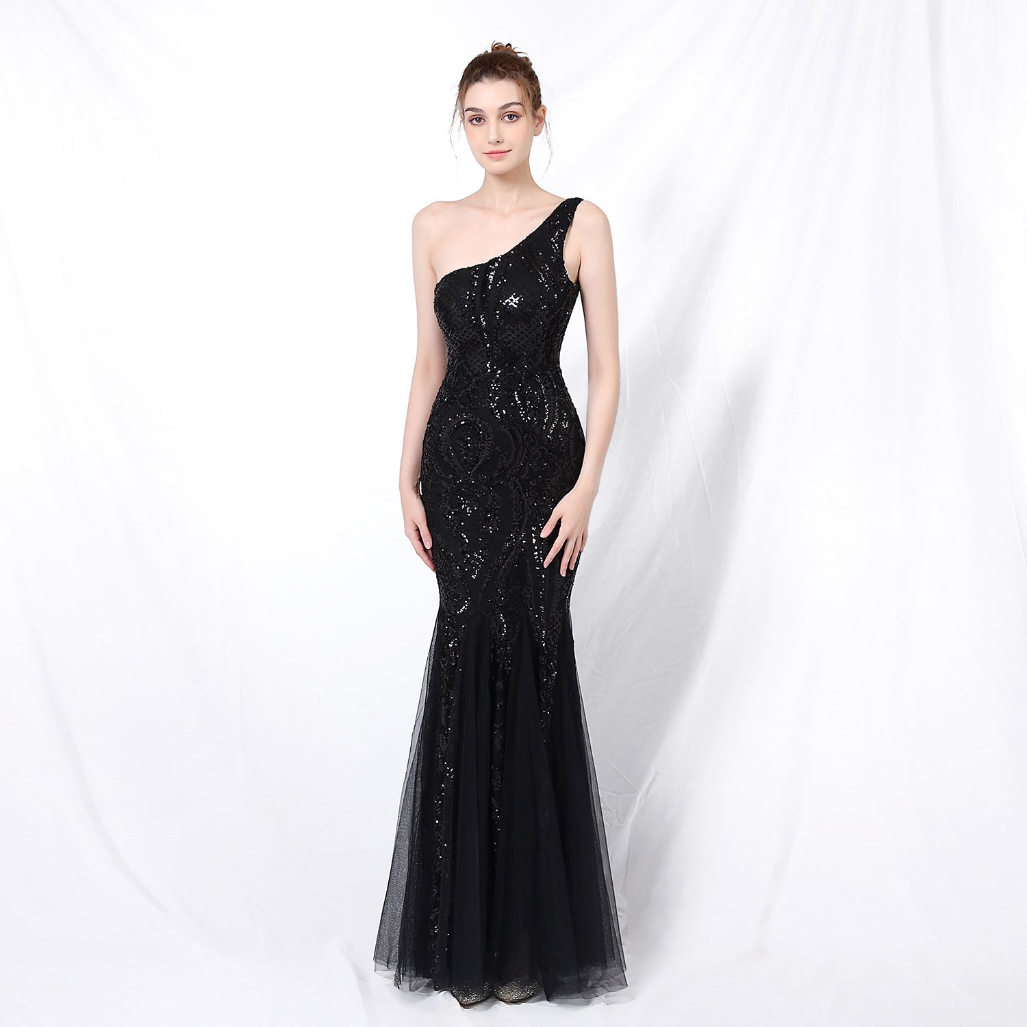 Sexy Long Section Fantasy  Party Ladies Evening Dress