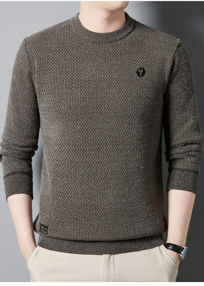 Warm Thickened Bottom Knitted Sweater for Men