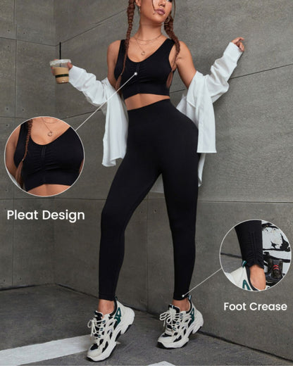 Women's Vest Bra Yoga Suit