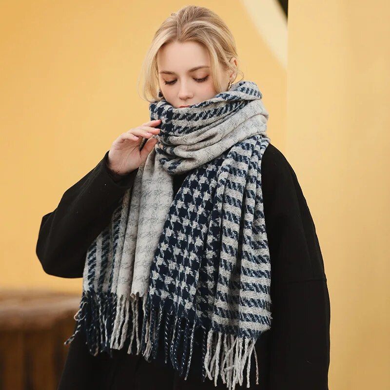 New Style Cashmere Women's Scarf With Thickened Shawl