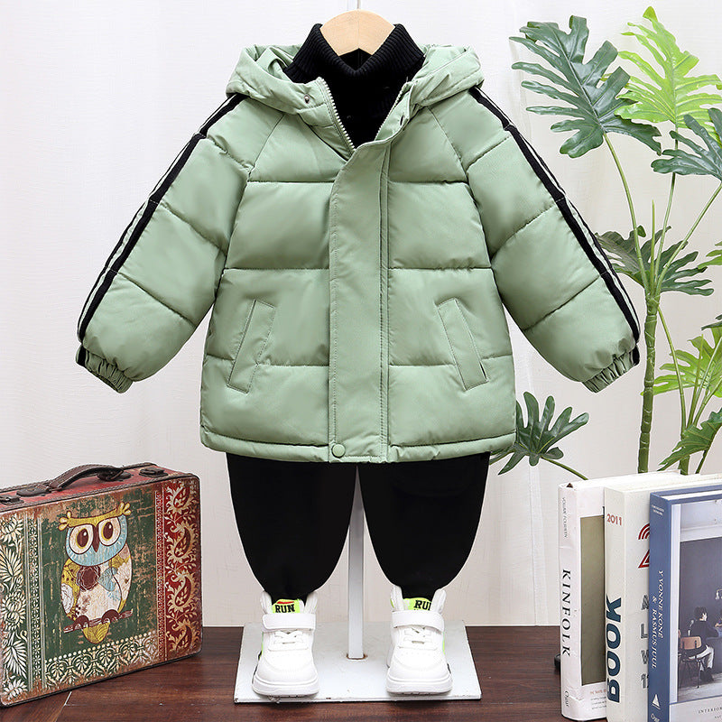 Thick Coat Kids Winter Hoodie Jacket Warm Outercoat | Nowena