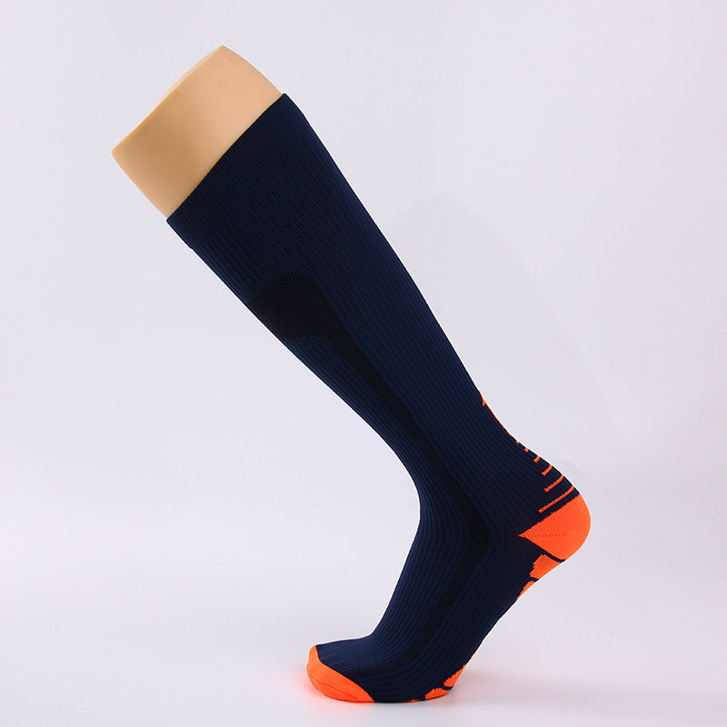 Pressure Sports Multi-color Gradient Men And Women Long Tube Compression Socks | Nowena