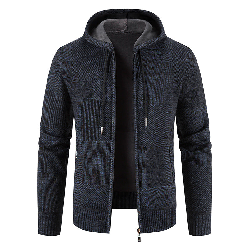 Loose Plus Size Zipper Wool Casual Jacket | Nowena