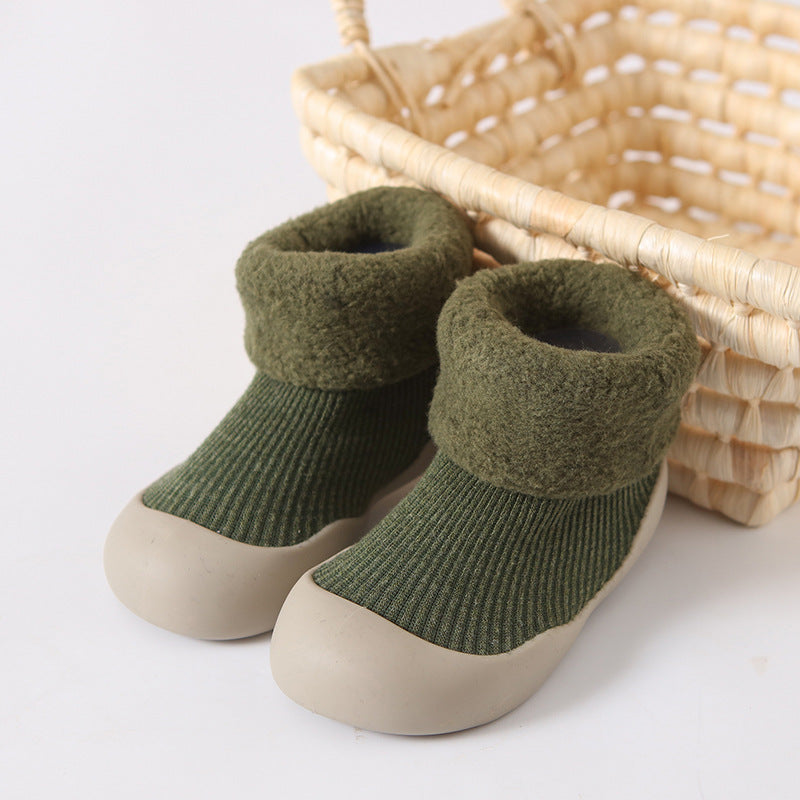Autumn And Winter Socks Shoes Children's Floor Footwear | Nowena