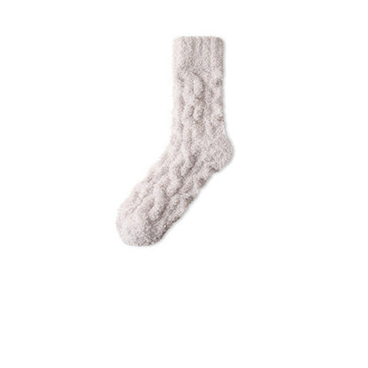 Coral Velvet For Male Home Room Socks Couple Style | Nowena