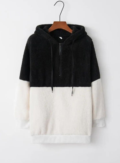 Long Sleeve Fluffy Soft Fleece Jacket Sweater