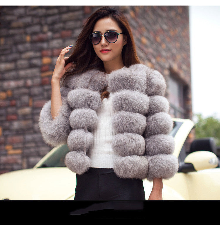 Fluffy Elegant Thick Warm Faux Fox Fur | Nowena