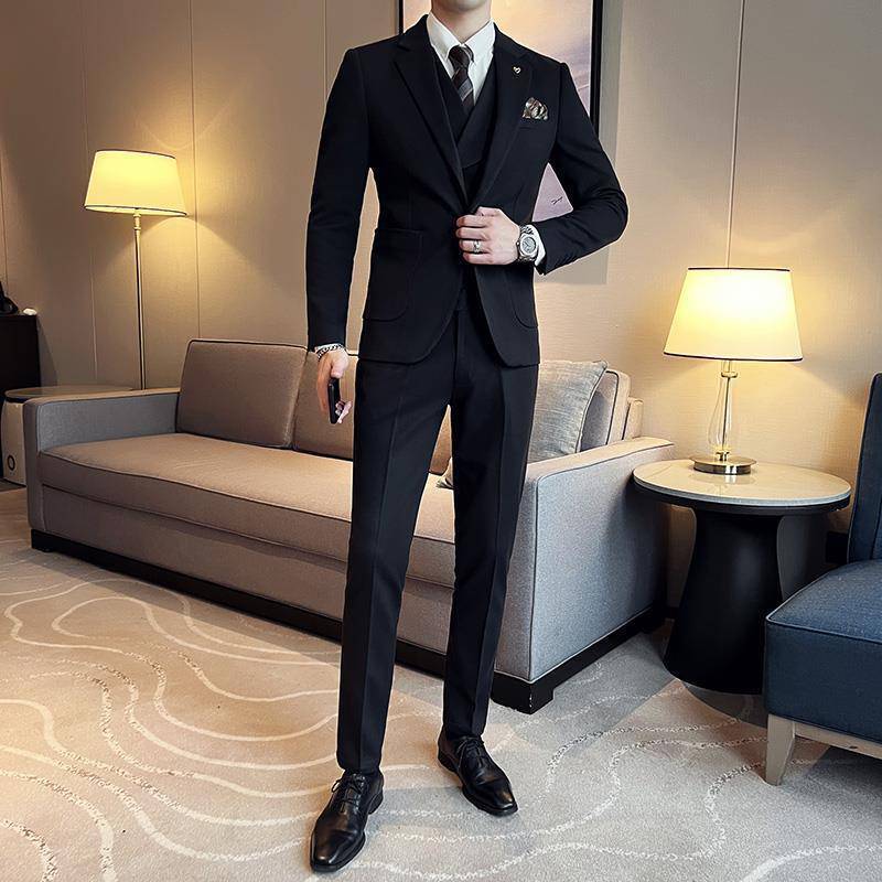 Woolen Suit Men's Handsome British Business Casual Suit | Nowena