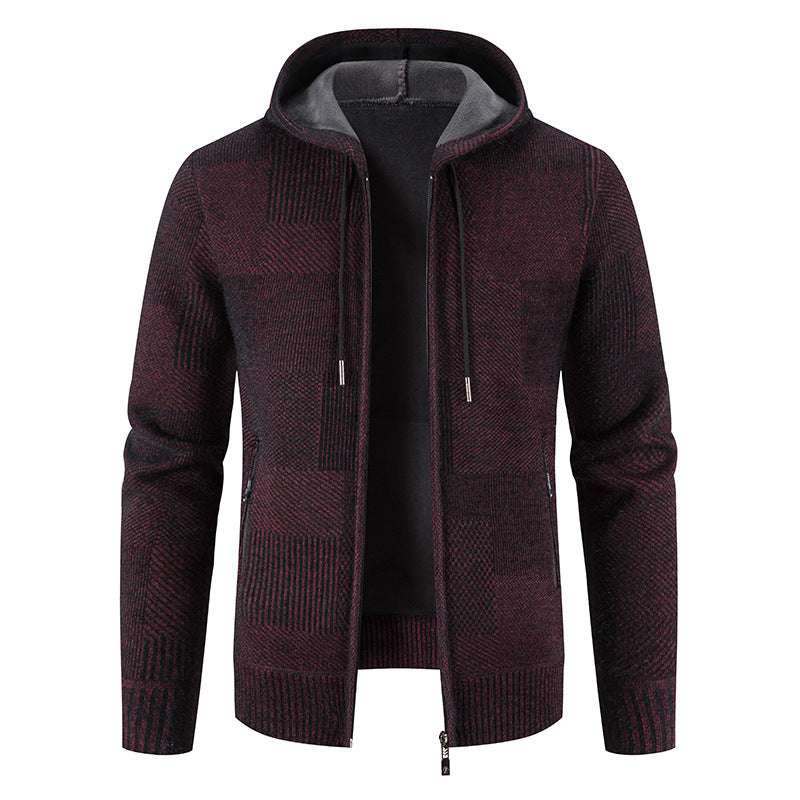Loose Plus Size Zipper Wool Casual Jacket | Nowena