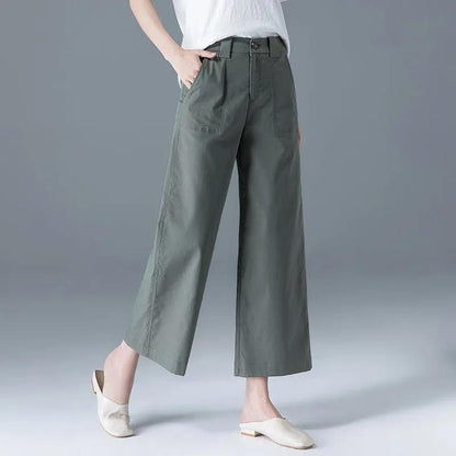 Women's High Waist Thin And Breathable Loose Casual Wide Leg Pants | Nowena