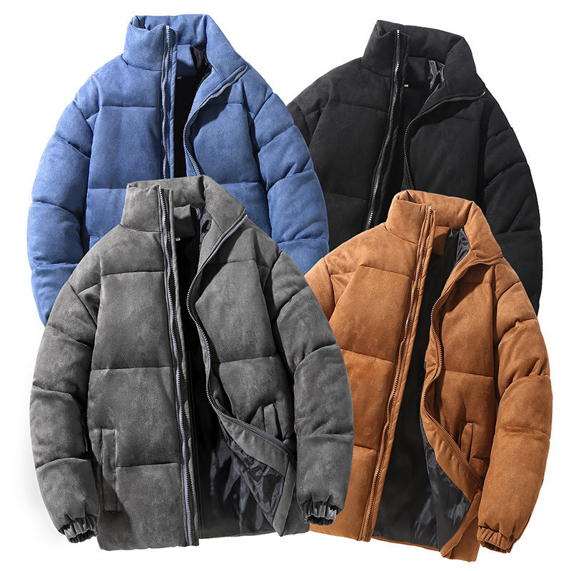 Men's Fashion Leisure Warm Bread Suit Cotton Coat Jacket | Nowena