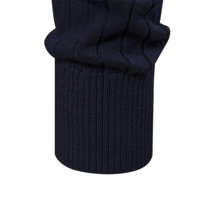 Men's Fashion Casual Stand Collar Half Zip Knitwear Sweater