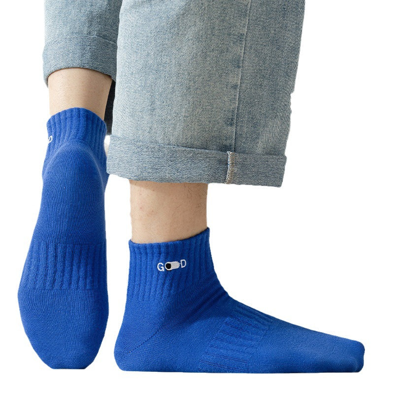 Men's Pure Cotton Deodorant Sweat Absorbing Sports Socks | Nowena