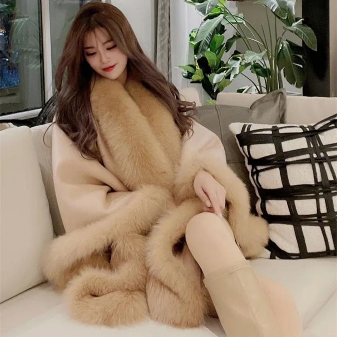 Women's Fashion Casual Double-sided Cashmere Shawl